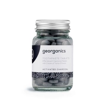Enjuage bucal en pastillas Georganics Carbón activado 120 unidades