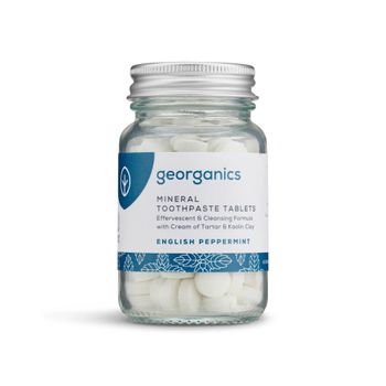 Enjuage bucal en pastillas Georganics Menta 120 unidades