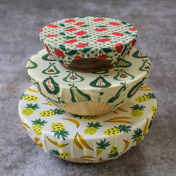 Envoltorio de cera de abeja para comida SuperBee Frutas